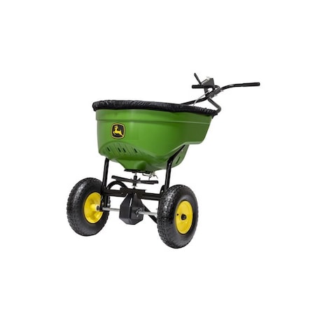 John Deere John Deere 12 ft. W Broadcast Push Lawn Spreader For Fertilizer/Ice Melt/Seed 130 lb 45-0462-JD